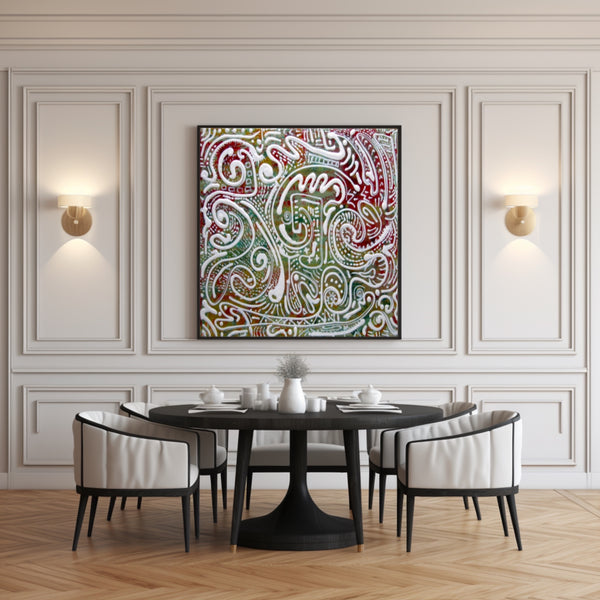 STRUCTURE AND CHAOS #11 CANVAS ART PRINT