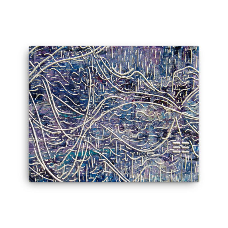 Transcommunication Abstract Canvas Art Print