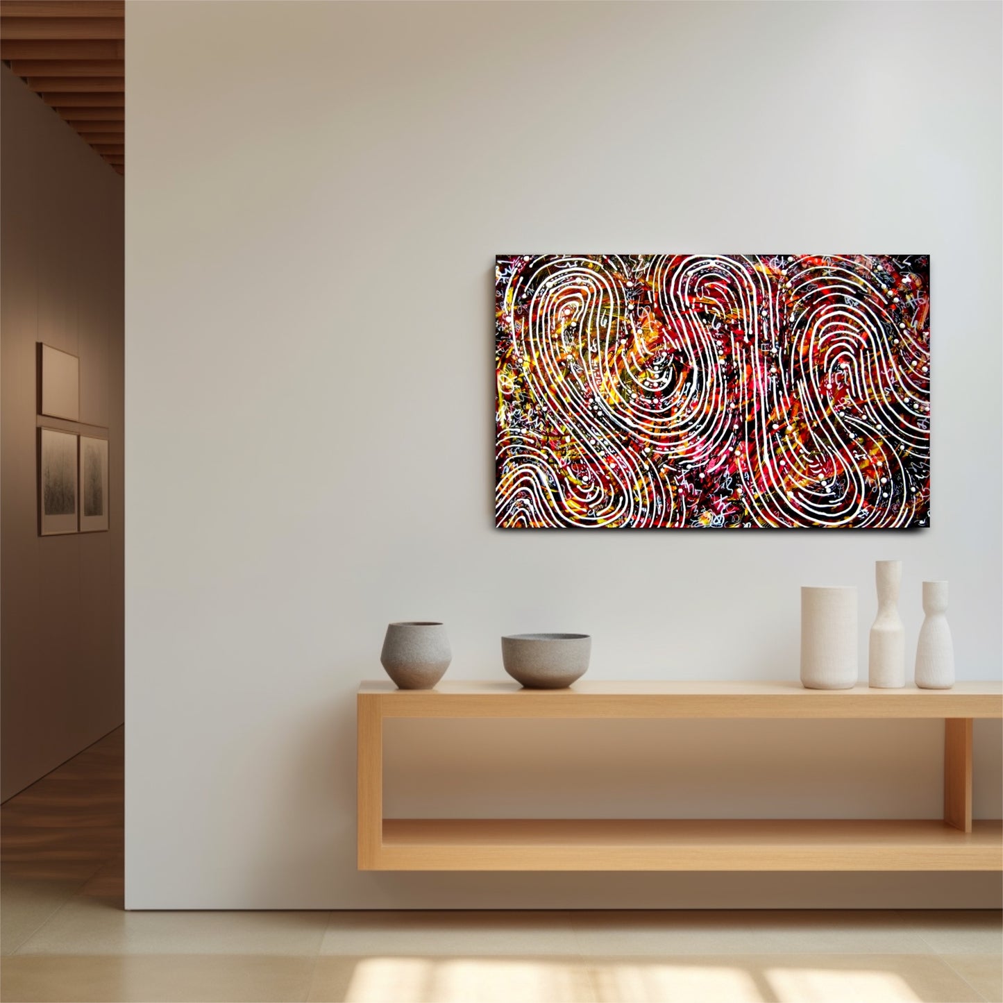 Consciousness Abstract Canvas Art Print