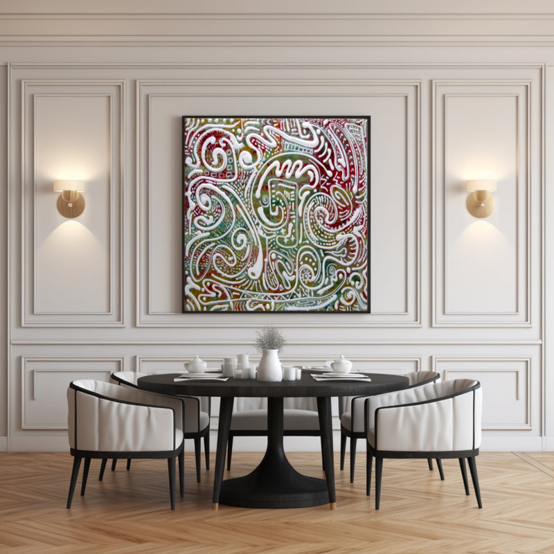 STRUCTURE AND CHAOS #11 CANVAS ART PRINT