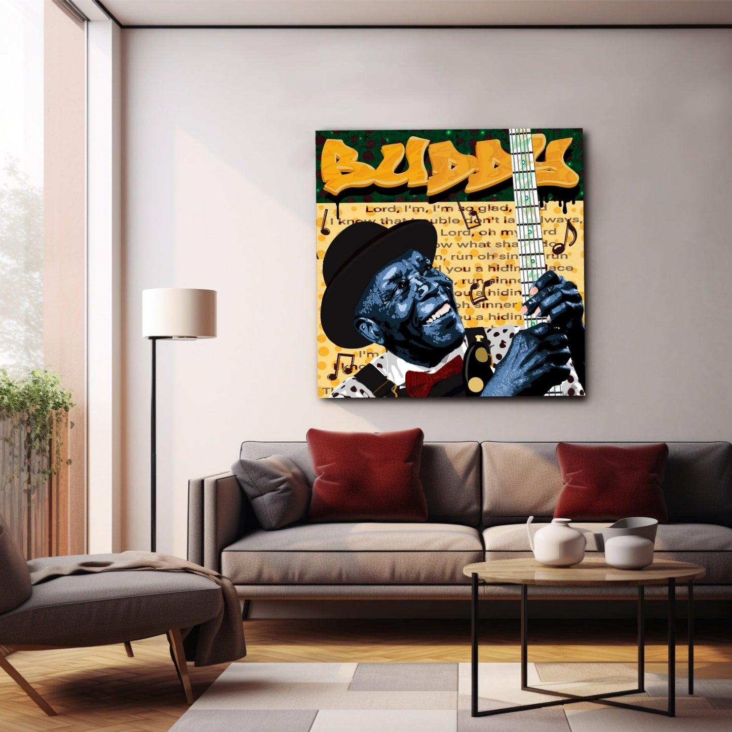 BUDDY GUY FINE ART Acrylic Glass Artwork