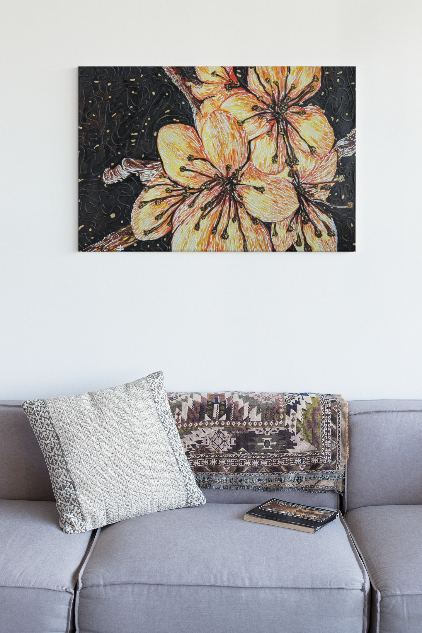 Flower Abstract Fine Art Canvas Print