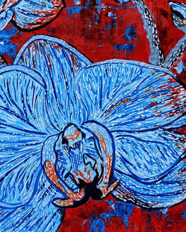 Blue Orchids Artwork
