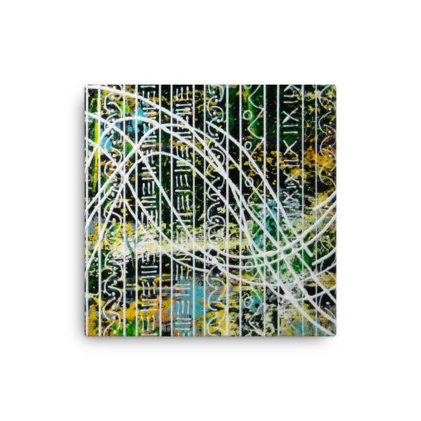 STRUCTURE AND CHAOS 1 CANVAS ART PRINT