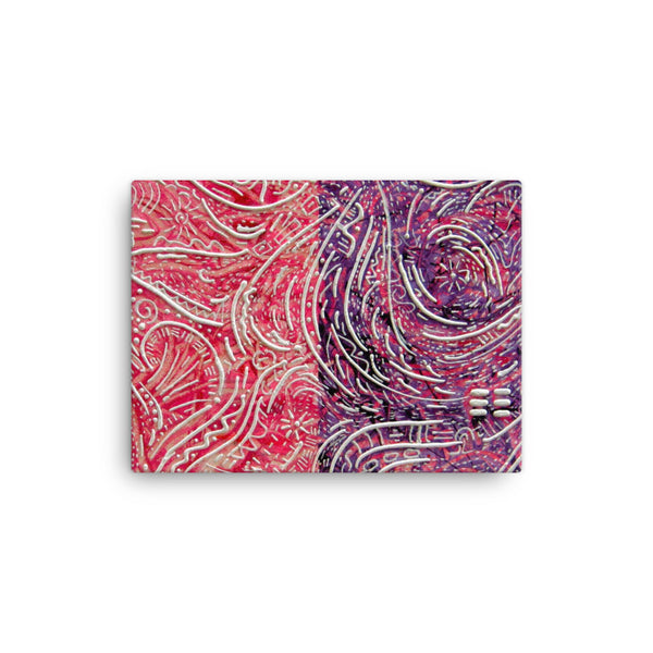 Pink and Purple Abstract Print