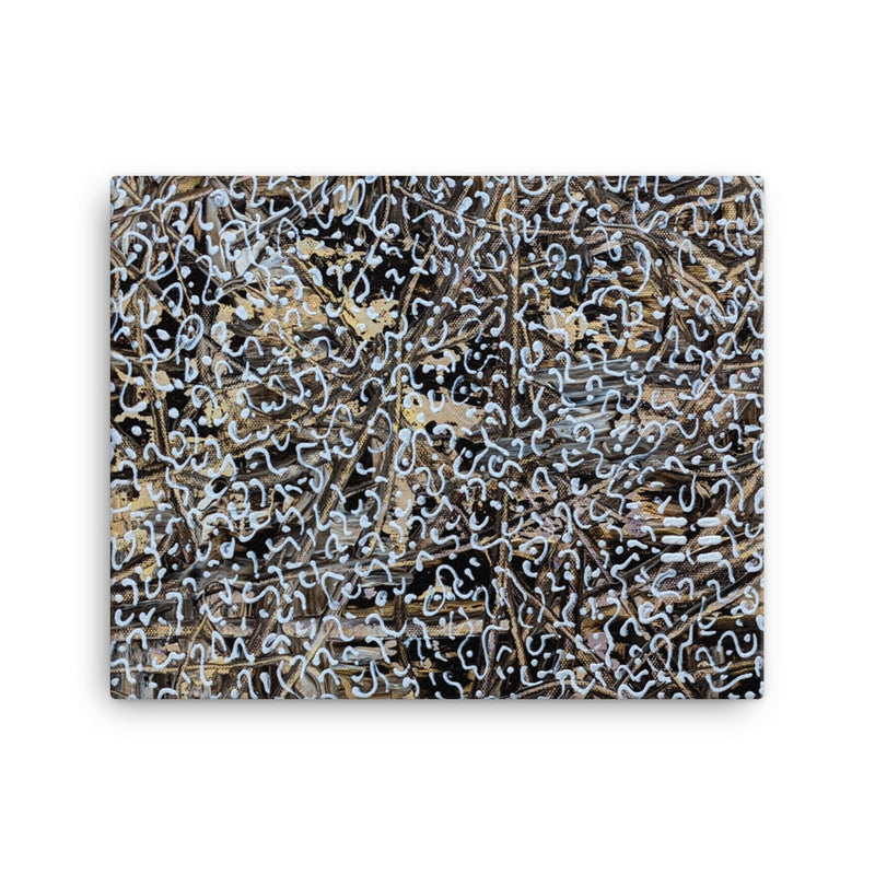 Luxury Gold Abstract Canvas Print