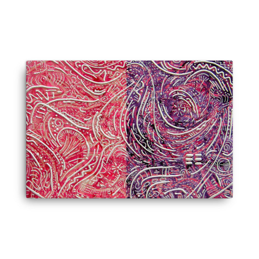 Luxury Abstract Canvas Art Print