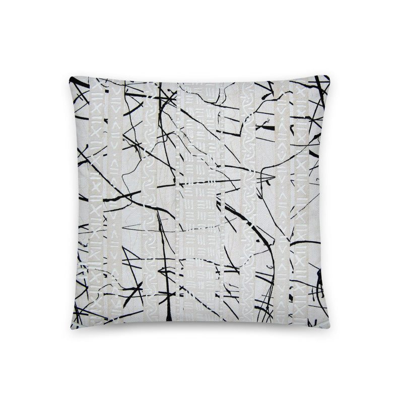  ABSTRACT THROW PILLOW