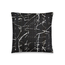 black art throw pillows