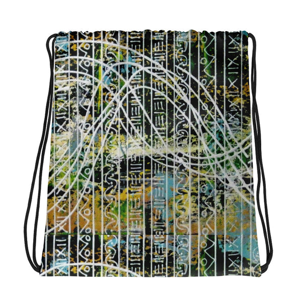 STRUCTURE AND CHAOS 1 DRAWSTRING BAG